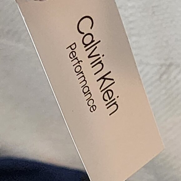 Calvin Klein Performance White Black Chest Logo Cotton Poly Activewear Top XXL - Picture 11 of 16